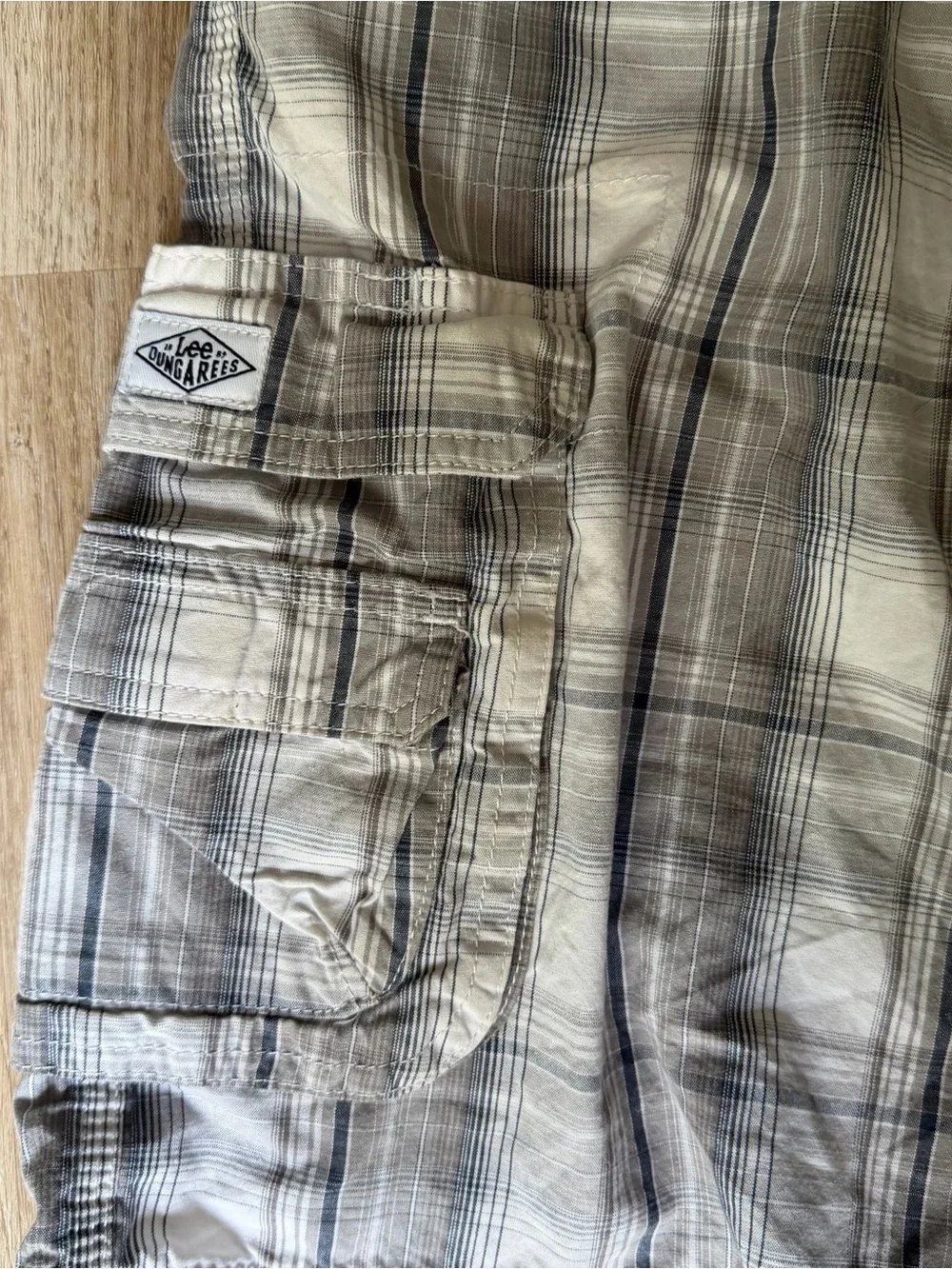 Vintage plaid shorts